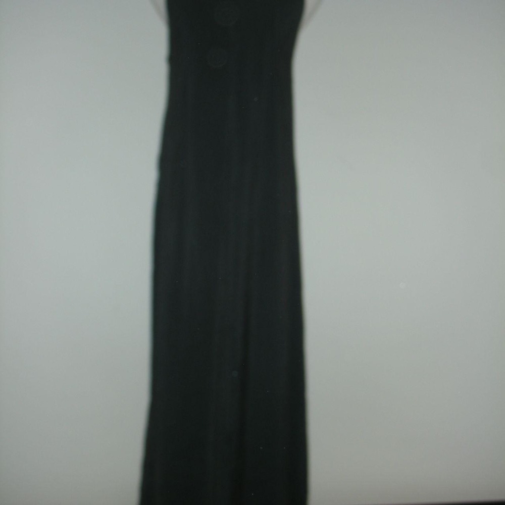 Zara Black Maxi Dress Minimalist Sleeveless Pocket Dress European Chic Small‎ - Picture 4 of 8
